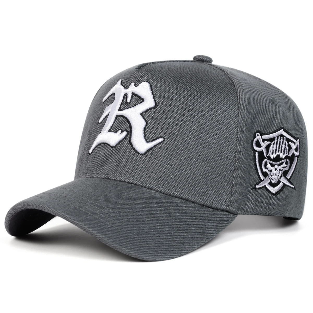 Unisex R Brief Stickerei Baseball Caps Frühling Herbst Outdoor Einstellbare Casual Hüte Sonnenschutz Hut Sport Kappe – Detail 5