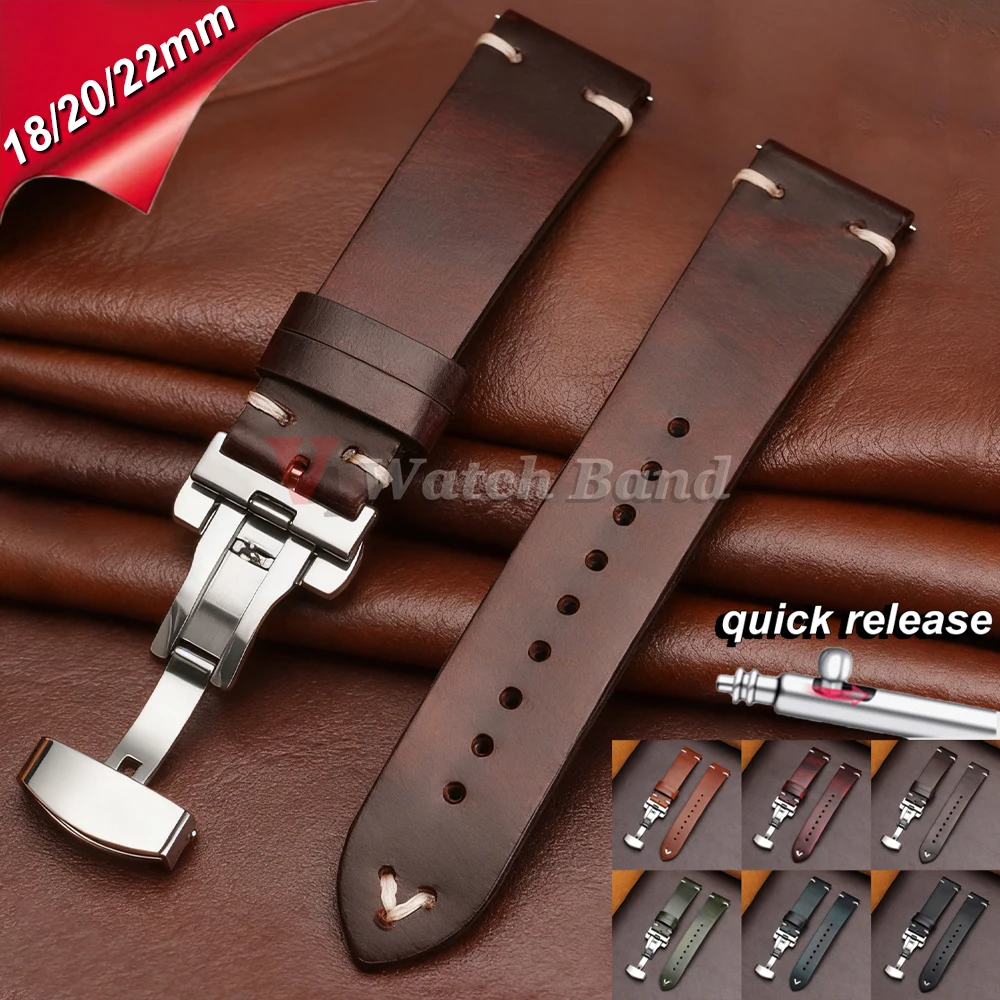 Vintage Oil Wax Lea…