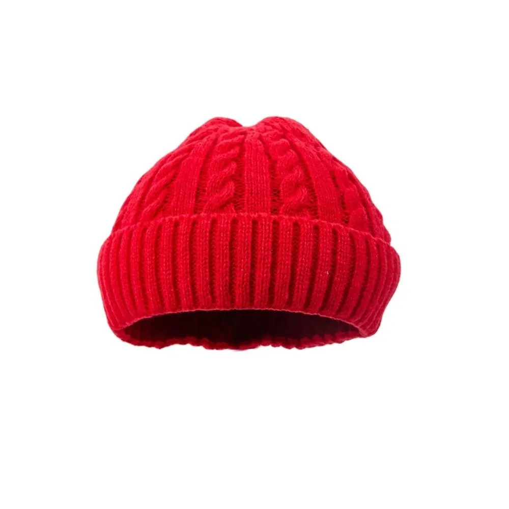 Cable Knit Cable Knit Beanie Hat Thermal Soft Stretchy Winter Thermal Beanie Unisex Size Windproof Outdoor Knit Hat Daily Wear