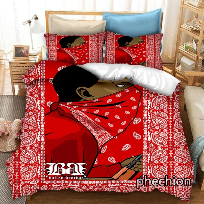 phechion Blood gang 3D Print Bedding Set Duvet Covers Pillowcases One Piece Comforter Bedding Sets Bedclothes Bed Linen K246