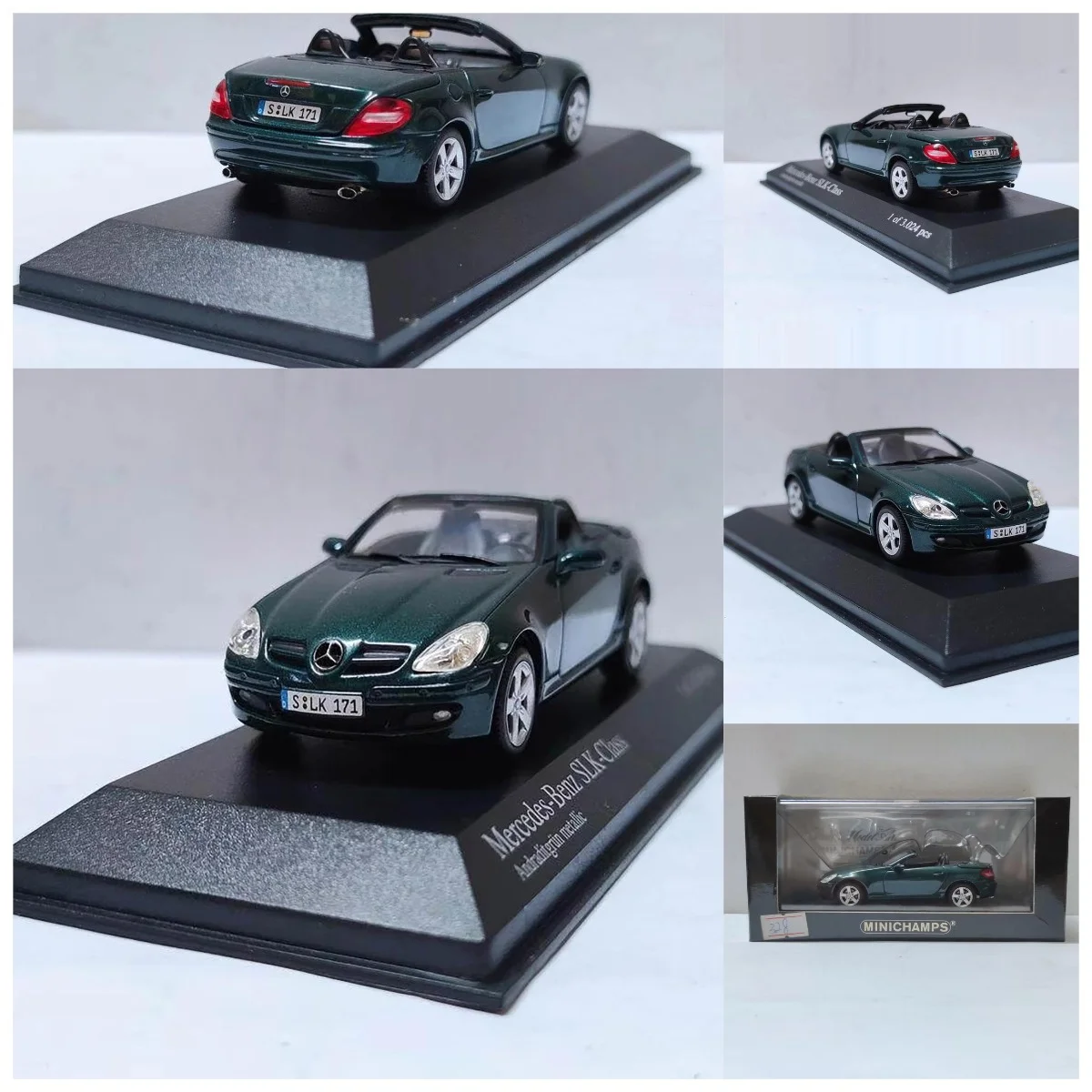 

Paint Surface Defects Diecast Minichamps 1:43 Scale BENZ SLK-Class 2004 Alloy Car Model