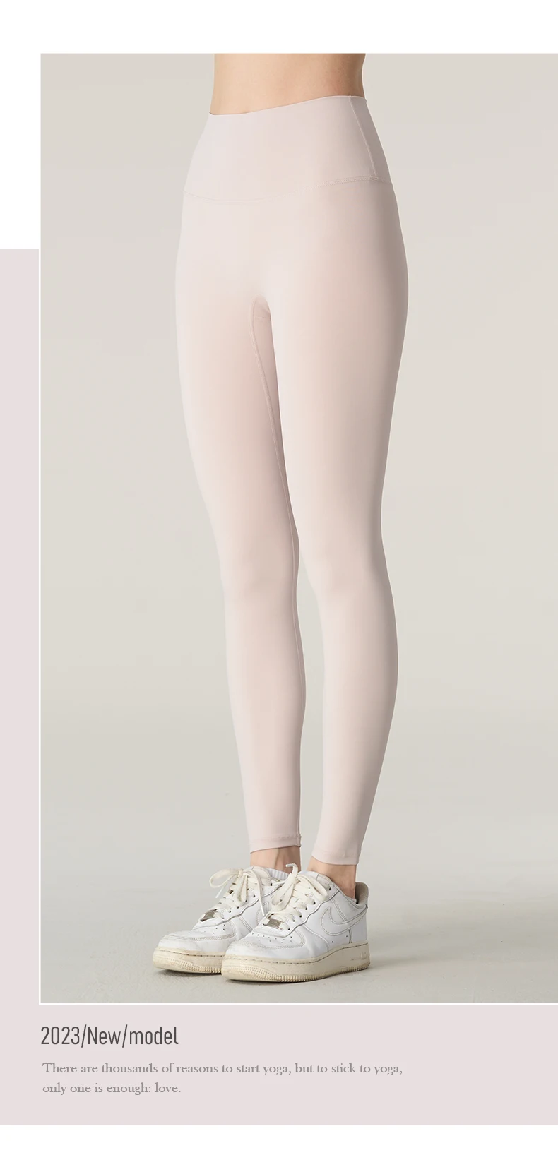 Hochgeschnittene Yoga-Leggings für Damen, ideal für Sommer-Workouts, hohe Elastizität, atmungsaktiv, formgebend, für Laufen, Outdoor-Aktivitäten, Freizeit, Radfahren und Yoga. – Detail 19