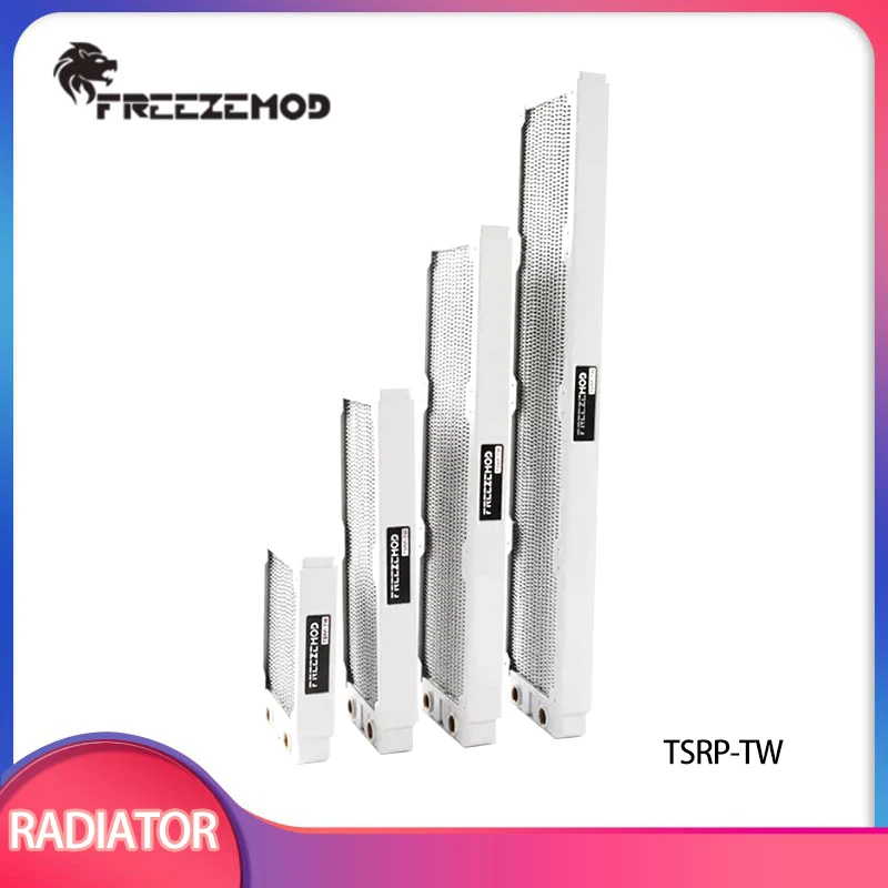 

FREEZEMOD Pc Water Cooler 120/240/360/480mm Copper Heat Sink for 12 Cm Fan / G1/4 Threaded Black White TSRP-TW-240