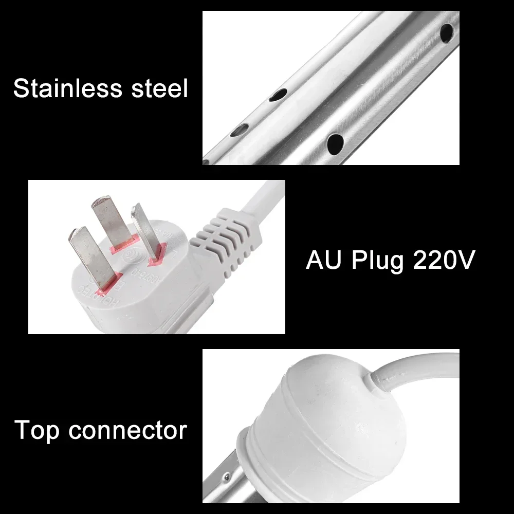 2500/3000W ลอยเครื่องทําน้ําอุ่นไฟฟ้าหม้อต้มน้ําร้อนแบบพกพา Immersion Suspension สแตนเลสอุ่น 220V