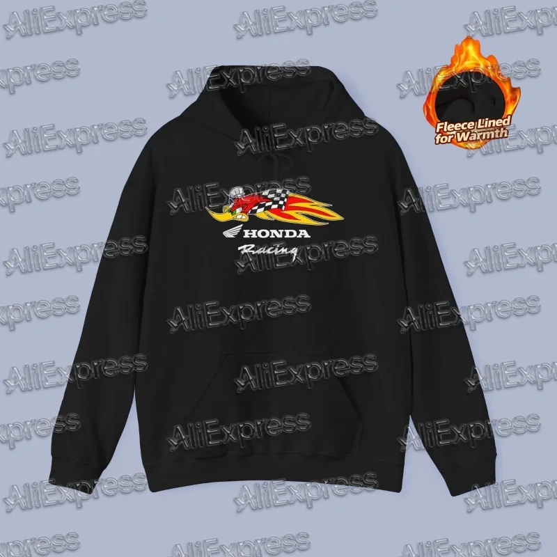 

HONDA Hot Men's 2025 Logo Hoodie Autumn Winter Men's General Street Wear Casual Hoodie Motorcycle​ 100% Cotton Velvet Hoodie