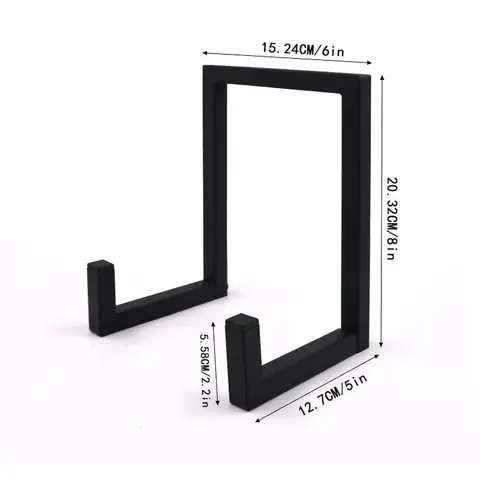 Homes Decors Storage Solution Practical CDs Organizers Shelf Vintage for Albums Art Frames Display 40.6x28.2x30.2cm