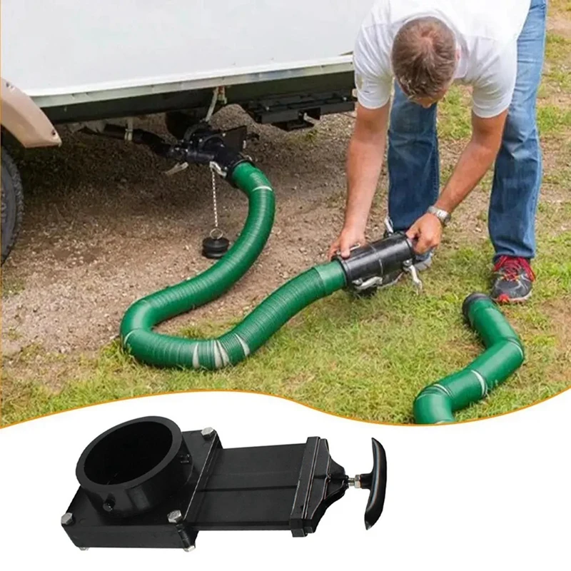 3Inch Sewagevalve Water Tank Drain Valve Detachable Travel Trailers Fittings For Portable RV Campers Sewer Hose Caravan