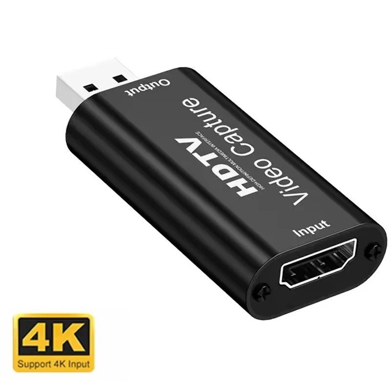 USB 3.0 Video Capture Card HDMI-compatible Video Grabber Record Box For PS4 Game DVD Camcorder Camera Recording Live Streaming