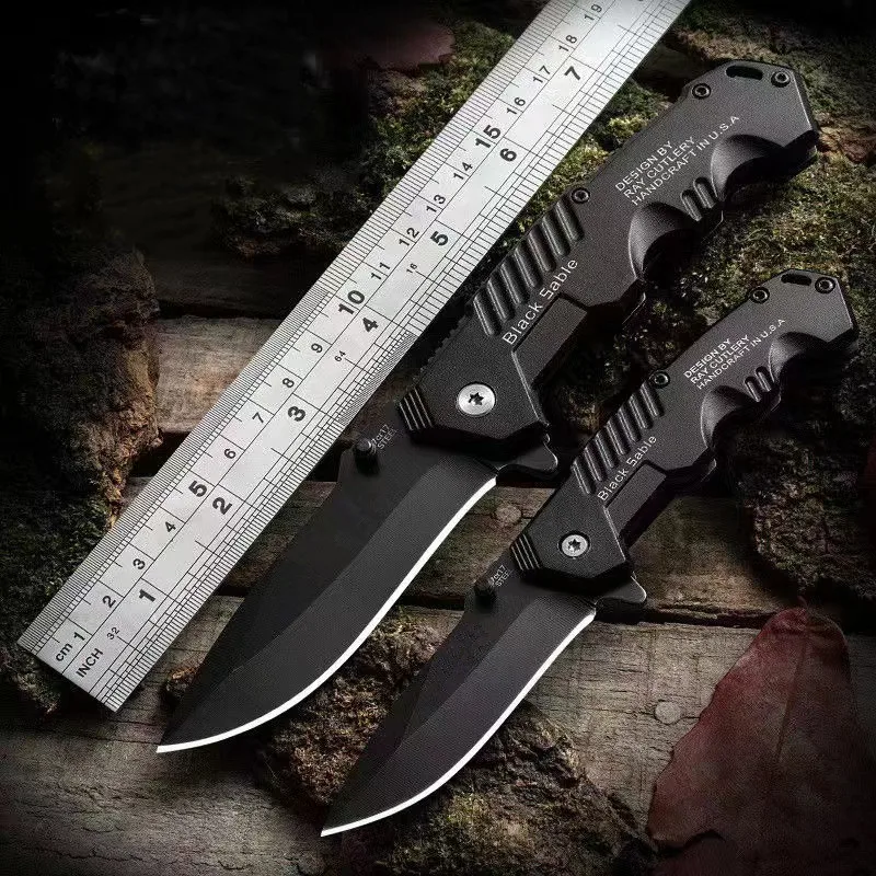 Stainless Steel Outdoor Mini Folding Knife High Hardness Self Defence Camping Survival Knife Multi-Purpose Pocket Knife