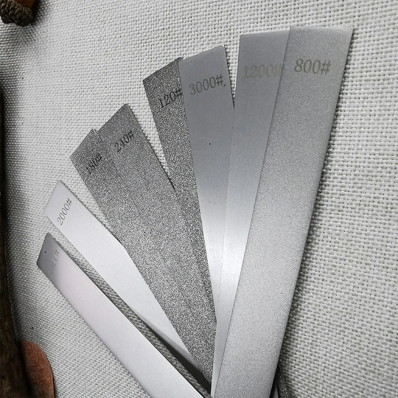 240-1000# Diamond Stone Knife Sharpener Bar Whetstone Grinding Sharpening Tool for Kitchen Knives No Base Required