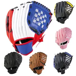 Guantes de béisbol para niños y adultos, equipo de práctica de Softball, tamaño 9,5/10,5/11,5/12,5, mano izquierda, entrenamiento al aire libre, 1 unidad