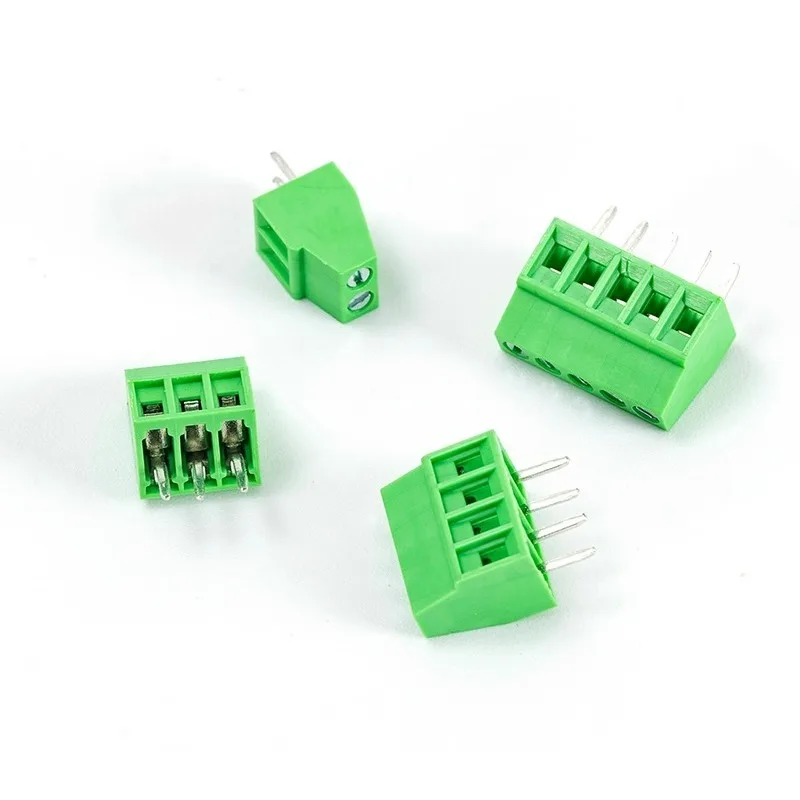 20Pcs KF128-2.54mm pitch 2p-16p screw terminal PCB board solder plate in-line micro seat