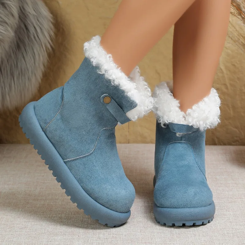 Wholesale/Retail High Quality Women's Classic Snow Boots Real Leather Natural Fur Winter Boots Womens Warm Shoes