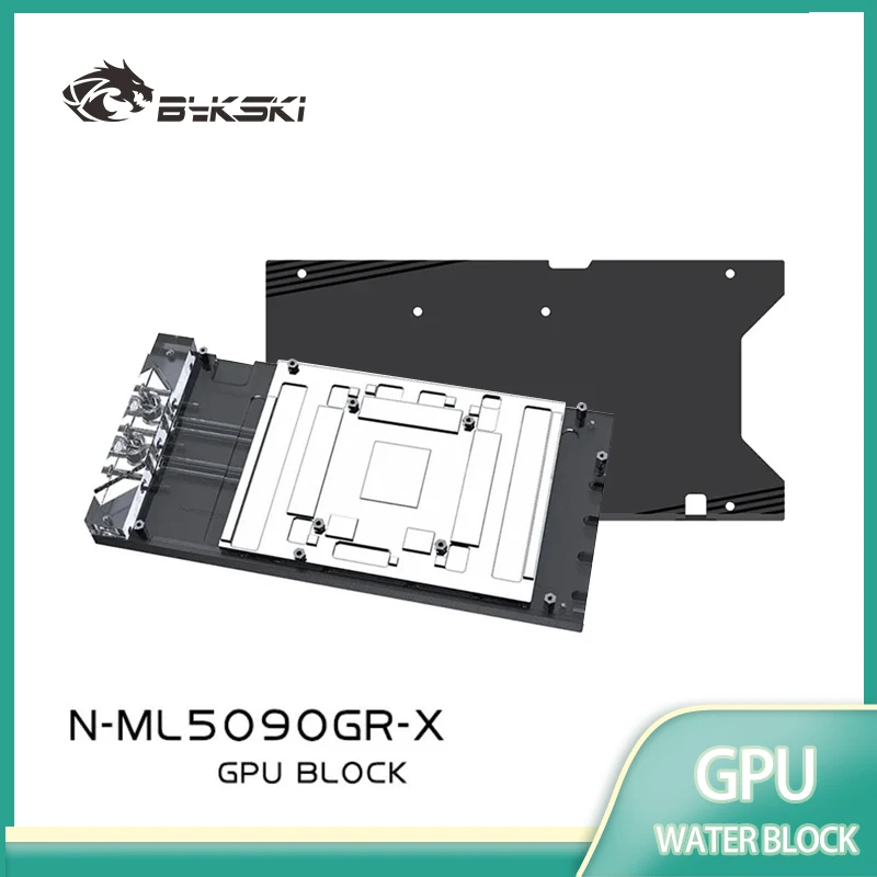 Bykski GPU Block Use for Manli RTX5090 OC Gallardo Card Water Cooling Radiator Thickened Copper Plate N-ML5090GR-X