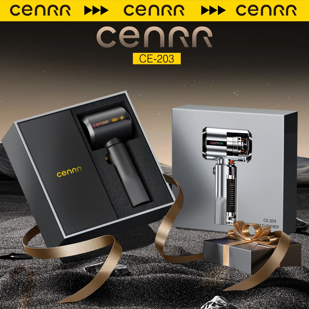 CENRR New Car Vacuum Cleaner Mini Powerful Cordless Portable Vacuum Cleaner for Home Appliance Handheld Gift Car Cleaner