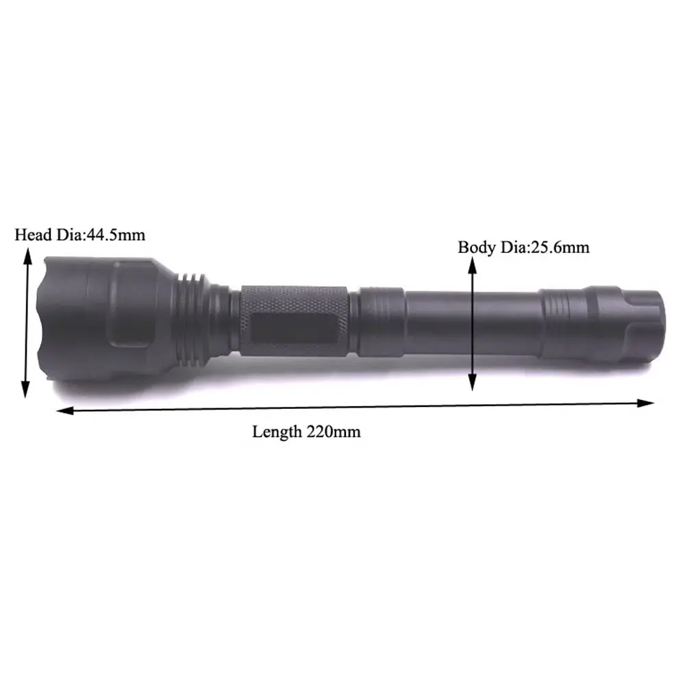 5W UV flashlight 365nm black light LED flashlight is used for searching antique porcelain traces, identifying jade and amber