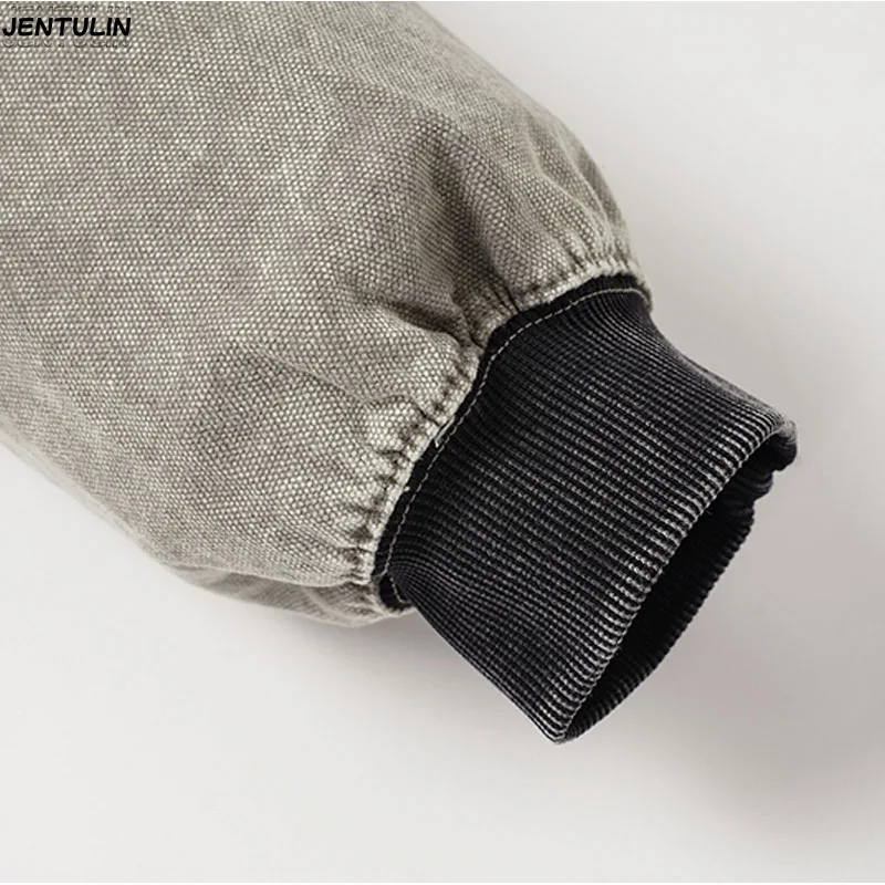 American Washed Color Blocked Patchwork Hooded Sweatshirt With Irregular Frayed Edges Loose Fitting Hoodie For Both Men Women