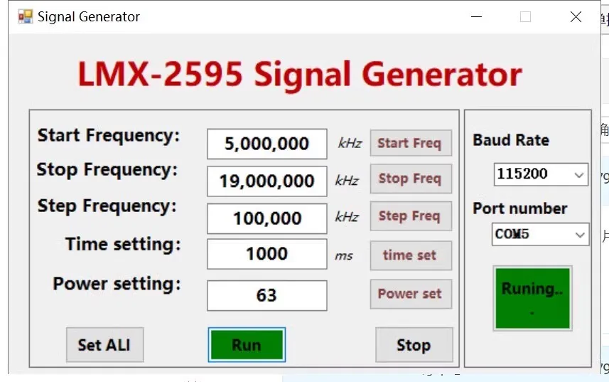 LMX2820 45Mhz a 22.6GHz generatore di segnale sorgente di segnale RF PLL oscillatore Radar onda continua per amplificatore radioamatoriale