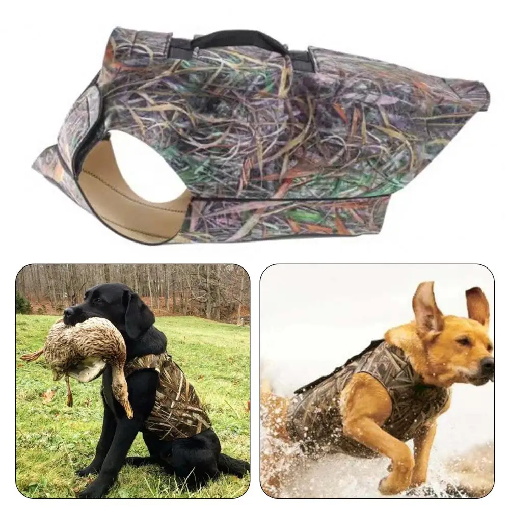 Dog Hunting Vest Adjustable Neoprene Chest Dog Vest for Waterfowl Duck Hunting Outdoor Activities