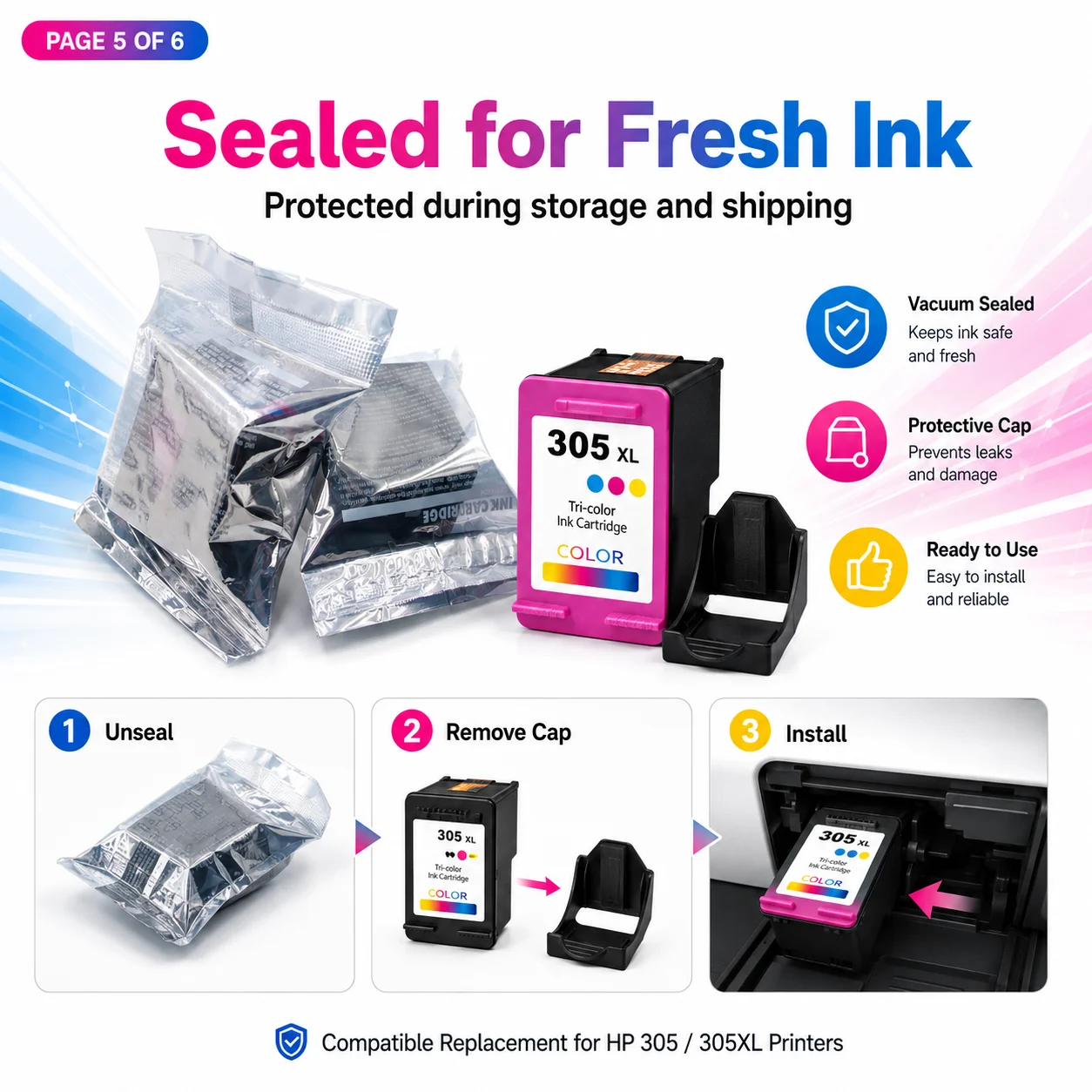 Cartuccia d'inchiostro 305XL d - Home Office Printer recensione e prezzo