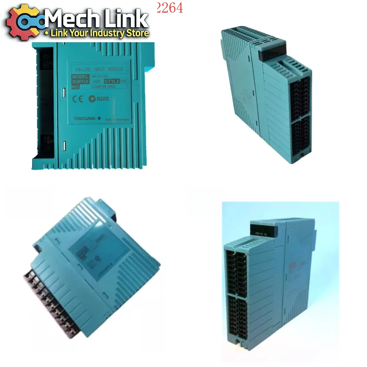 

Yokogawa NFAI141-S00 S2 Analog Input Module Compact NFBU050-S10 Base Module DIN Rail Mounting Industrial Automation