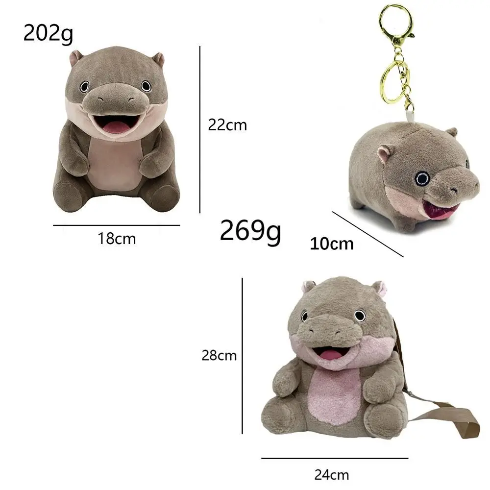 새로운 하마 아기 무 덩 플러시 장난감 부드러운 Hugable 무 덩 하마 플러시 인형 봉제 인형 동물 베개