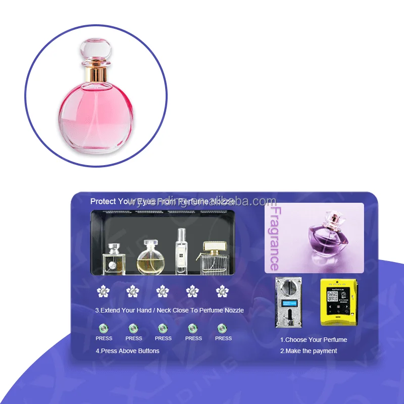 

Credit Card PaymentPerfume Fragrance Spray Vending Machine Automatic Spraying Perfume Vending Machine