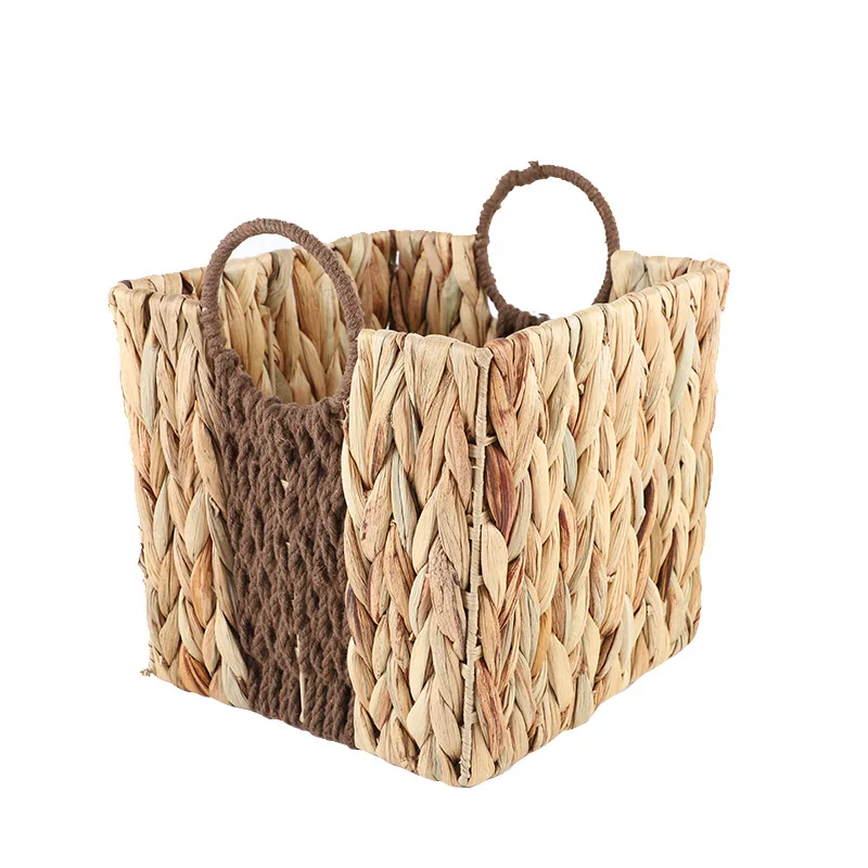 Imagem -06 - Wicker Basket Toy Organizer Caixa de Armazenamento para Roupas Casa e Jardim Cesto de Lavanderia Acessórios de Piquenique Pânicos de Cozinha