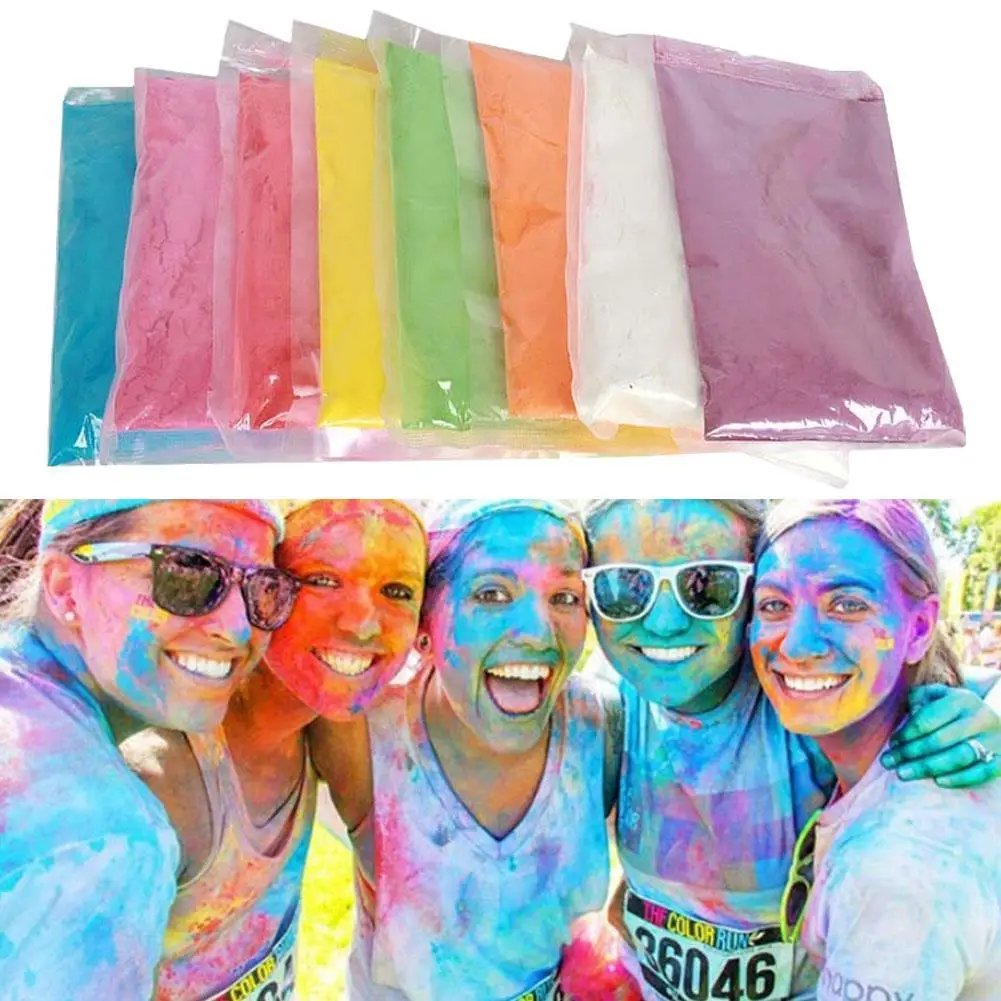 Color Running Powder Color Natural Corn Starch Star Powder Road Running Powder Rainbow Powder Wedding Festival Carnival Powder