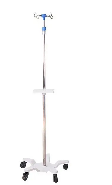 Convenient And Durable Drip Stand Medical IV Pole Stand Adjustable  Pole Stand