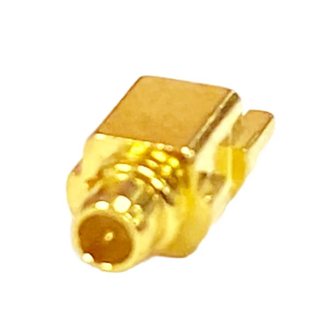 1pc MMCX Male Plug RF Coax Connector PCB Mount Straight Goldplated 3-Pin New Wholesale