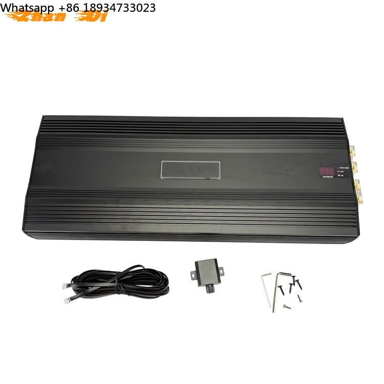 Factory Direct 1 Channel Powerful Car Audio Mono Channel Amplifier Subwoofer Amplifier Rms 18000w Big Power Class D Amplifier