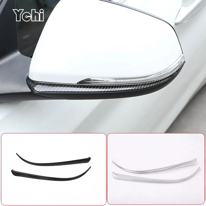 

ABS Carbon Fiber For BMW X1 F48 1 2 series Active Tourer f45 f46 218i 16-19 Side Rearview Mirror Strips Trim For BMW X2 F47 2018