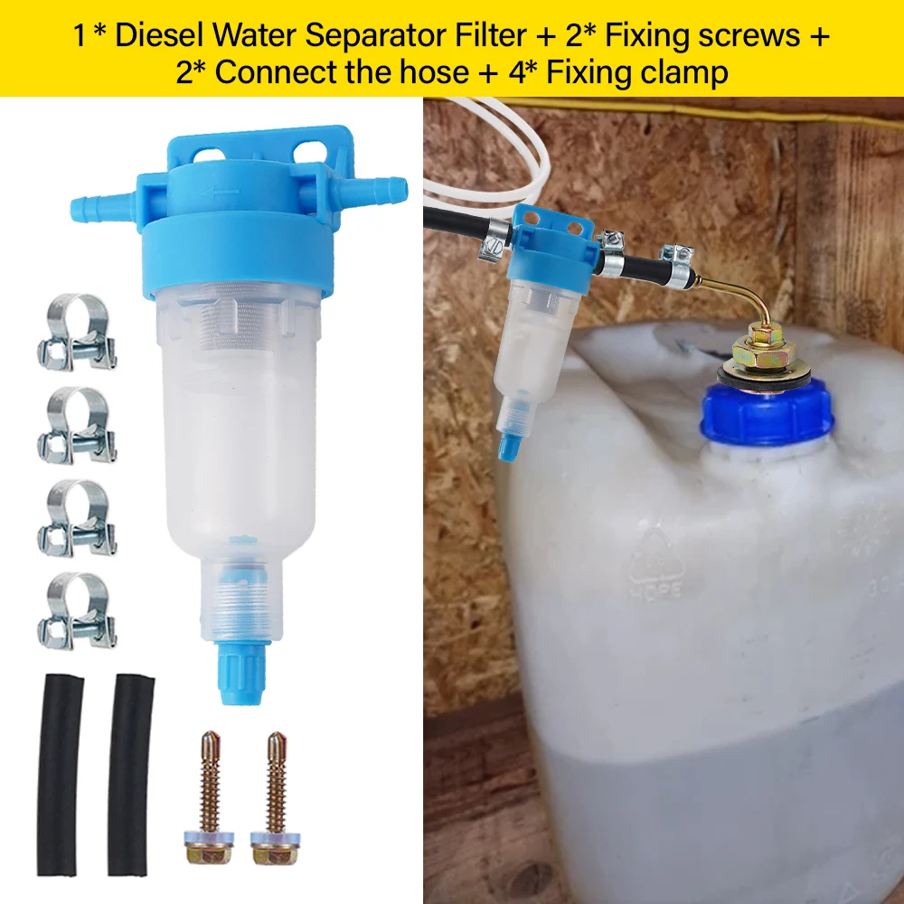 Fuel Oil Filter/Water Separator Kit Air Diesel Heater Filter for Webasto Eberspacher Heaters Replacement Car Accessories