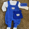 blue and white