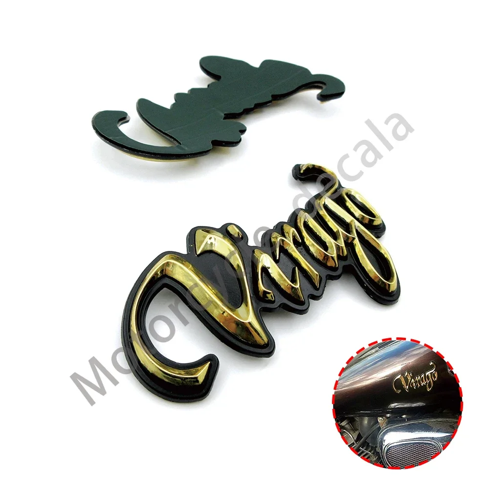 

Для Yamaha Virago XV125 250 400 535 700 мотоцикл топливный Бензобак эмблема значок украшение защитные наклейки пластиковый корпус стикер