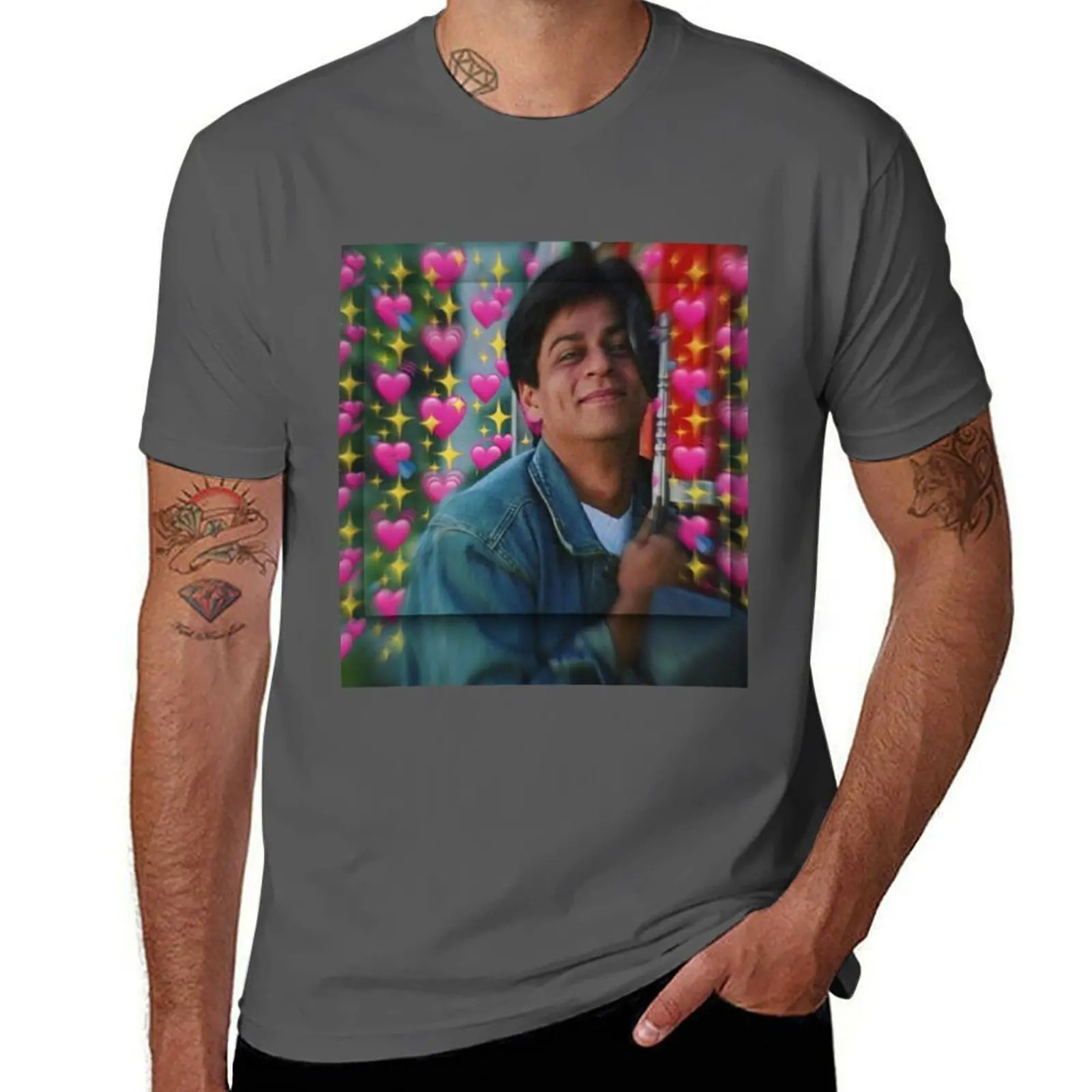 

khan shahrukh T-Shirt Casual Daily Outfit T-Shirt