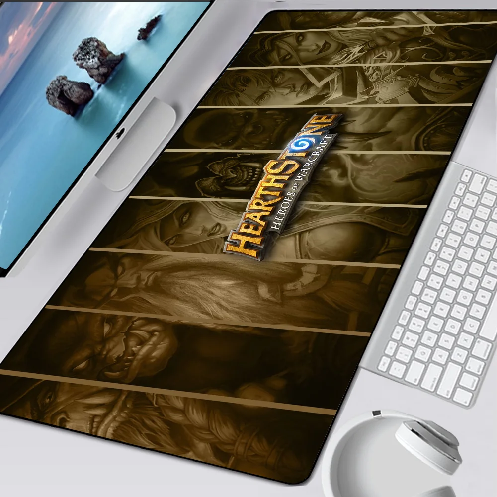 Imagem -02 - Grande Gaming Mouse Pad com Hearthstone Heroes of Warcraft Computador Mousepad Tapete de Mouse pc Gamer Tapete de Teclado Portátil Desk Pad