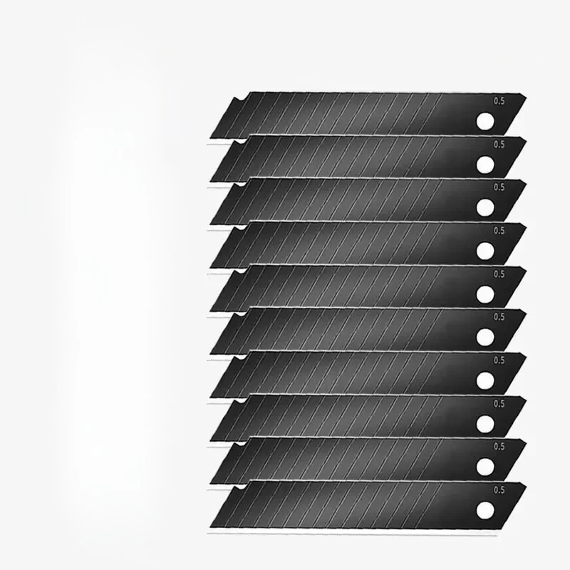 10/100PCS Carbon Steel Utility Blade, Best-Seller 100mm*18mm Sharp Anti-Rust, for Office School DIY Home Repair