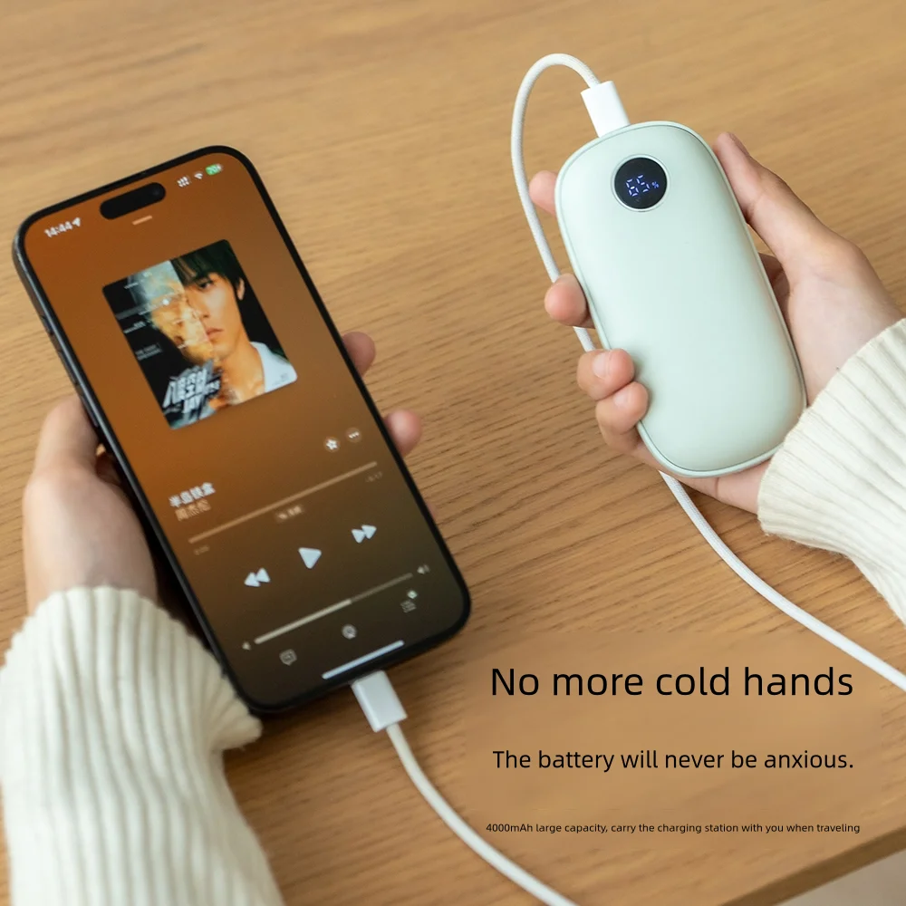 Hand Warmer Power Bank 2 In 1 USB Rechargeable Handy Warmer