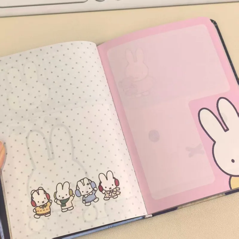 Kawaii Miffy Rabbit Starry Night Märchen Serie Notizbuch Student Cartoon Notizbuch Kinder High Beauty Festival Geschenk