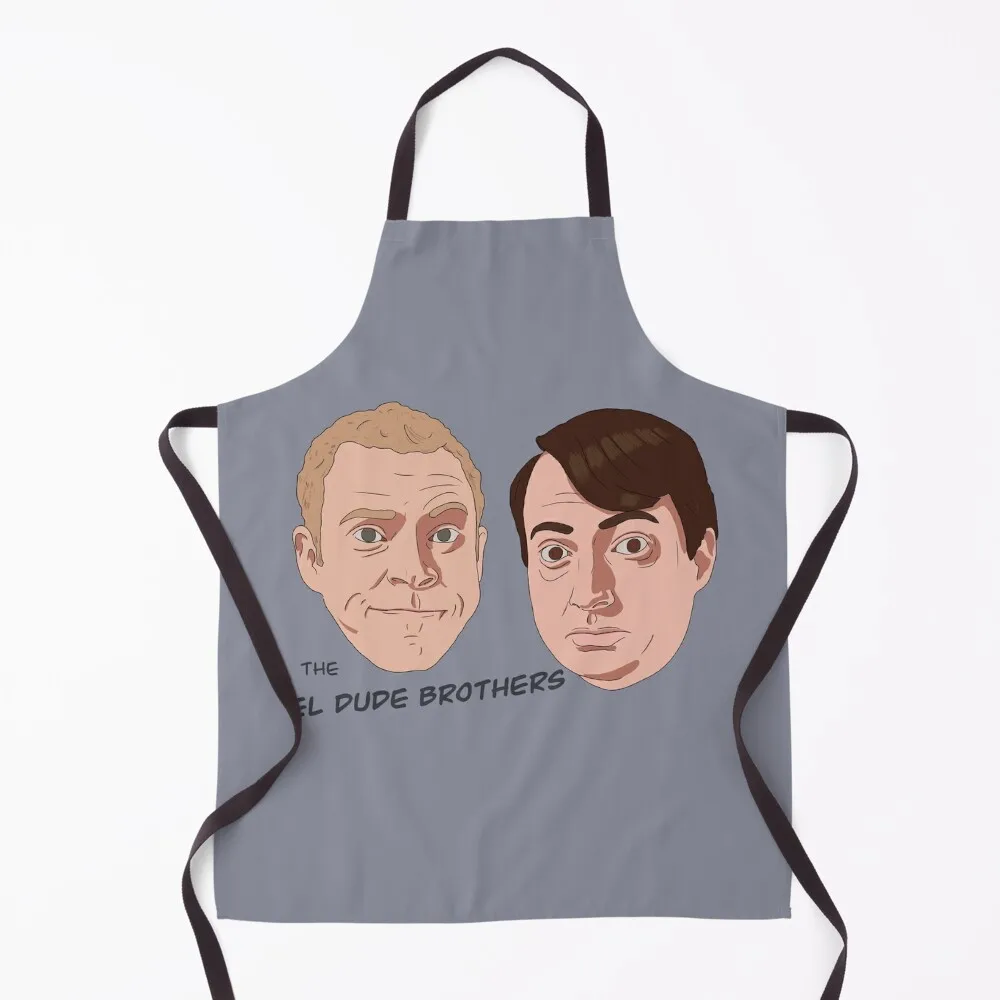 Peep Show Mark and Jez The El Dude Brothers Apron Restaurant Kitchen Equipment cookings for women Kitchen Front painting Apron