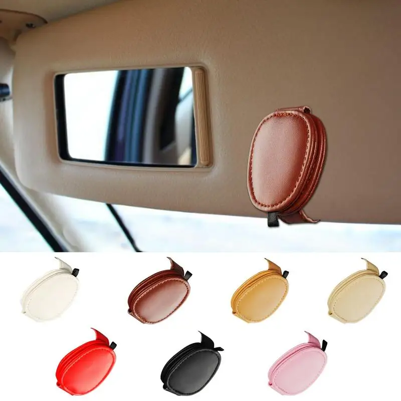 Car Sunglasses Holder Auto 1PC Sunglasses Clip Automobile Magnet Clip Glasses Organizer For Holding Glasses Cards Tickets