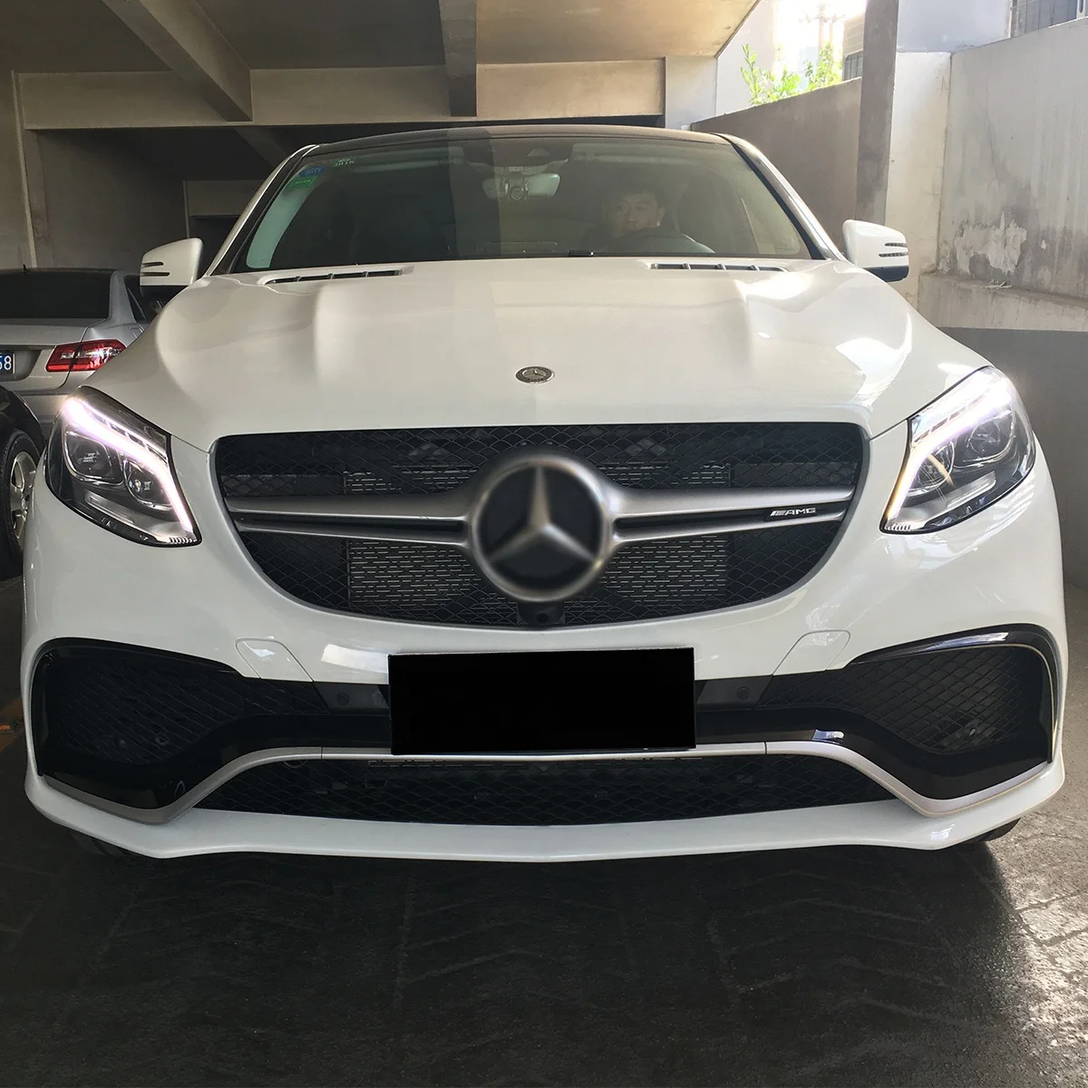 

Комплект кузова для Mercedes Benz GLE Coupe W292 C292 2015 2016 2017 2018 2019 года Facelift GLE63, модель купе с бамперами и решетками