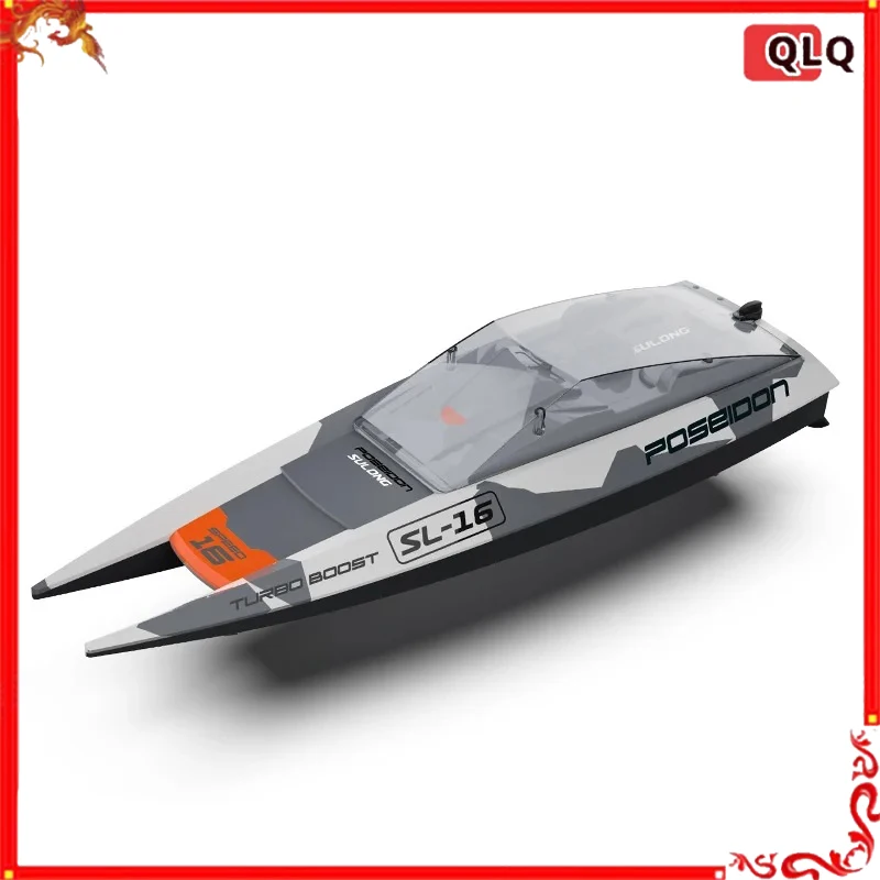 

Remote Control Boat Wireless Electric 2.4G Poseidon Remote Control Speedboat High-speed Water Toy Model SL-8026A