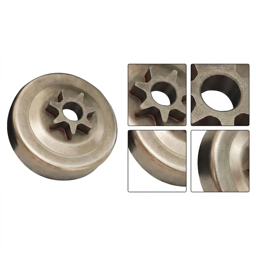 .325 Pitch 7 Tooth Clutch Drum Kit for MS261 MS271 MS291 For Chainsaws Includes 2x Drum Sprocket 2x Washer 2x E Ring