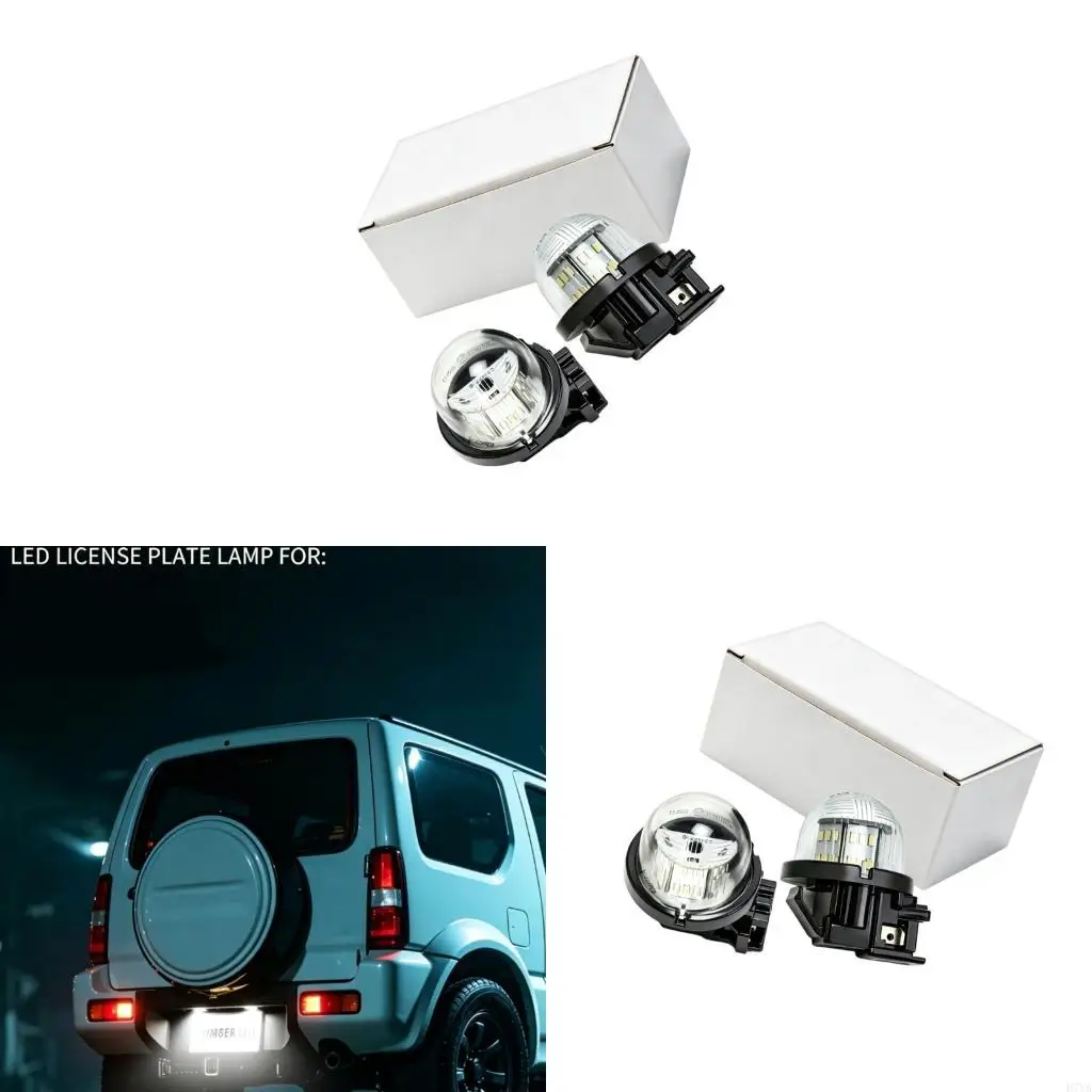 LED License Plate Light 1 Pair for Jimny JB64 Rear Replacement D7YA
