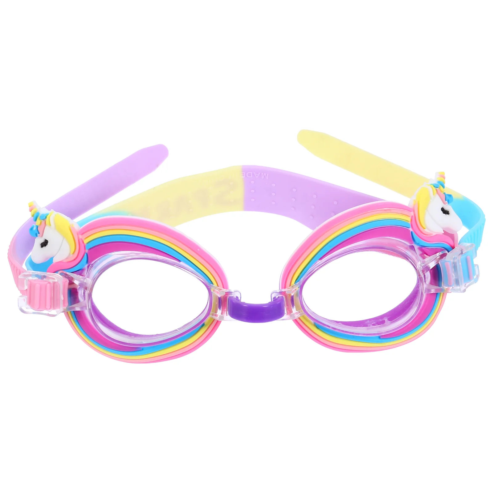 Gafas de natación para niños, gafas antivaho para niños encantadores, gafas de playa de Gel de sílice para niñas