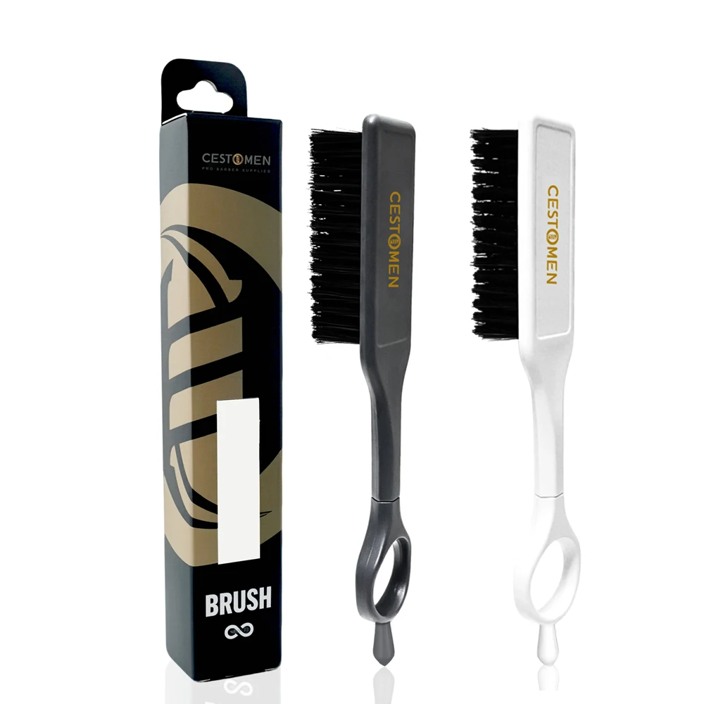 CESTOMEN 360 ° Drehbare Friseur-Haarbürste mit Weichen Nylonborsten Nackenbürste Professionelles Salon-Friseur-Reinigungswerkzeug – Detail 10