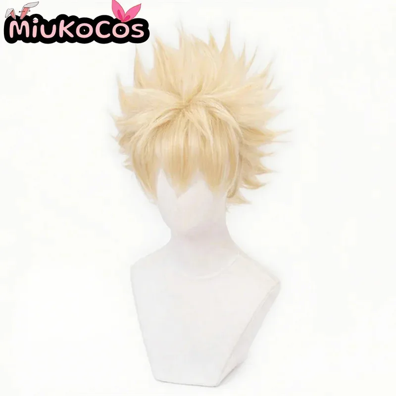 

Парик для косплея Katsuki Bakugo MiukoCosplay Anime My Hero Academia Косплей